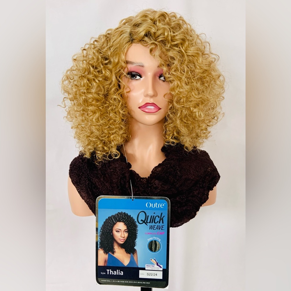 Outre “Thalia” Curly Blonde “Put On & Go” Synthetic Wig - NO FURTHER DISCOUNT🌻